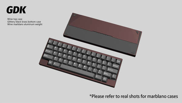 【GB】DK1-60% Keyboard Wine