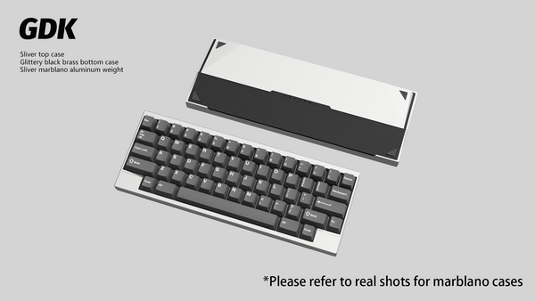 【GB】DK1-60% Keyboard Silver