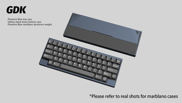 【GB】DK1-60% Keyboard Phantom Blue