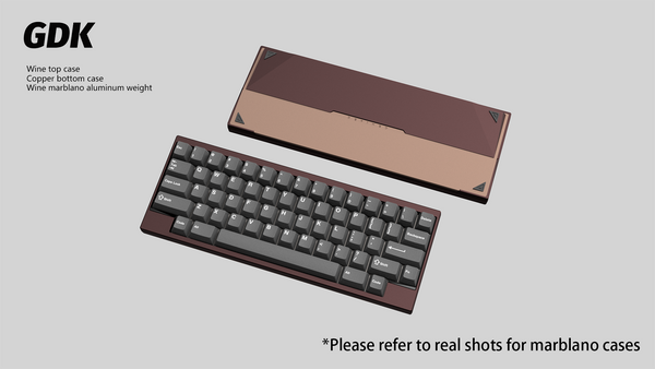 【GB】DK1-60% Keyboard Wine