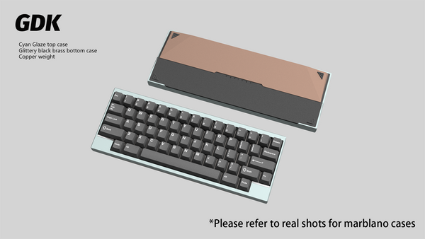 【GB】DK1-60% Keyboard Cyan Glaze