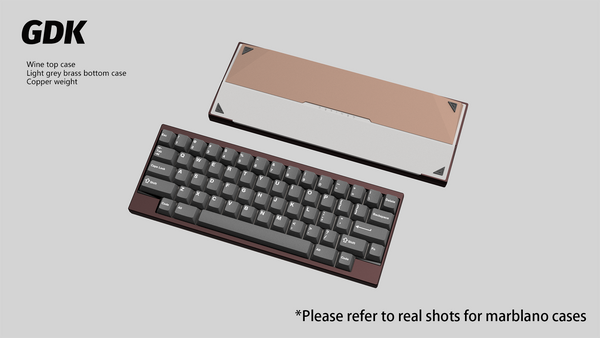 【GB】DK1-60% Keyboard Wine