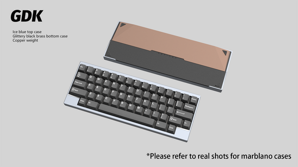 【GB】DK1-60% Keyboard Ice Blue