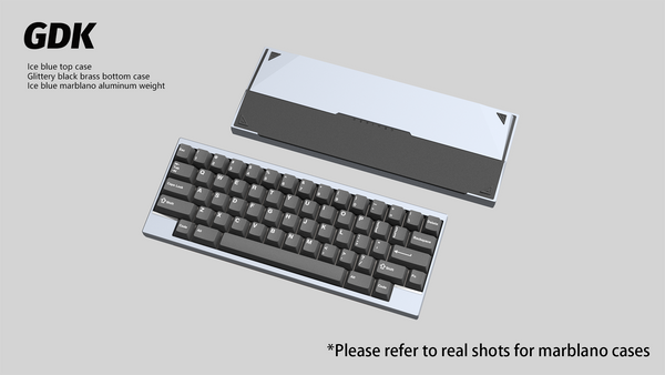 【GB】DK1-60% Keyboard Ice Blue