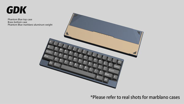 【GB】DK1-60% Keyboard Phantom Blue