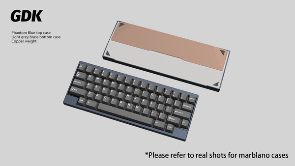 【GB】DK1-60% Keyboard Phantom Blue