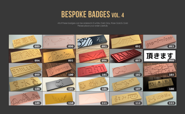 Ikki68 Bespoke Aurora Badges Vol.4 (089 -113)