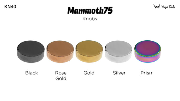 Mammoth75/20 Community PVD Knobs