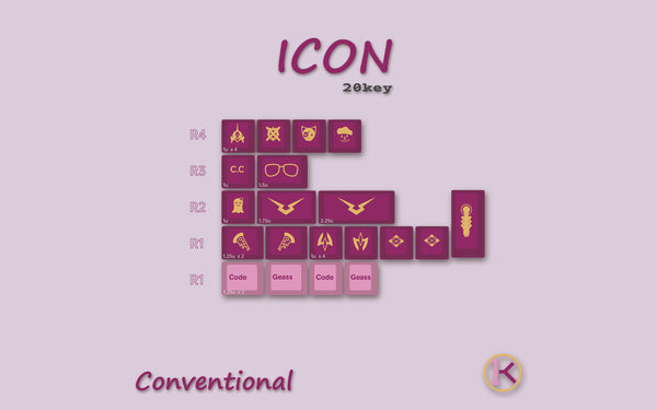 Lancelot Keyset - PBT / Cherry / Geekark