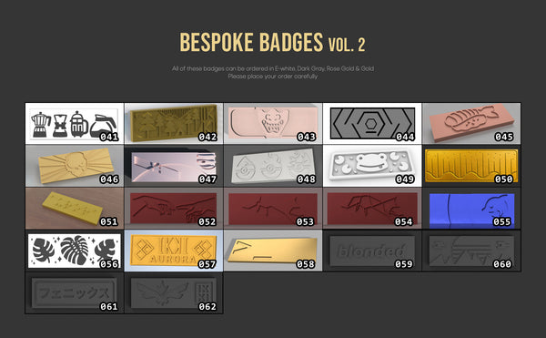 Ikki68 Aurora Bespoke Badges (41-62)