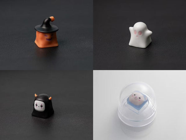 Halloween-themed keycaps-4 Pcs