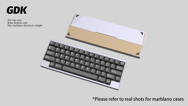 【GB】DK1-60% Keyboard Lilac