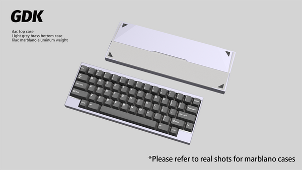 【GB】DK1-60% Keyboard Lilac
