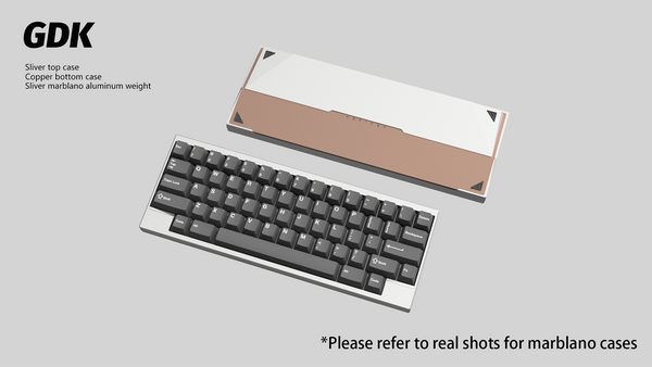 【GB】DK1-60% Keyboard Silver