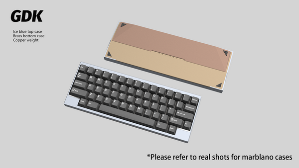 【GB】DK1-60% Keyboard Ice Blue