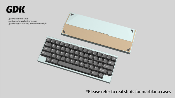 【GB】DK1-60% Keyboard Cyan Glaze