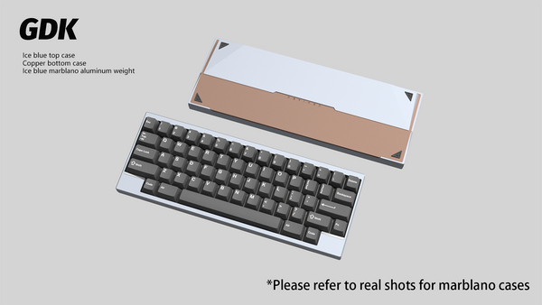 【GB】DK1-60% Keyboard Ice Blue
