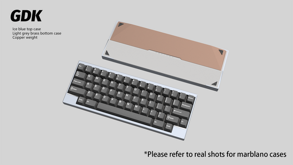 【GB】DK1-60% Keyboard Ice Blue