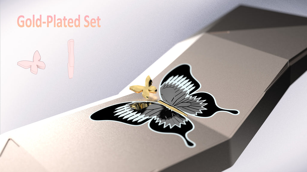 Vany Alice Butterfly Gold-Plated Set