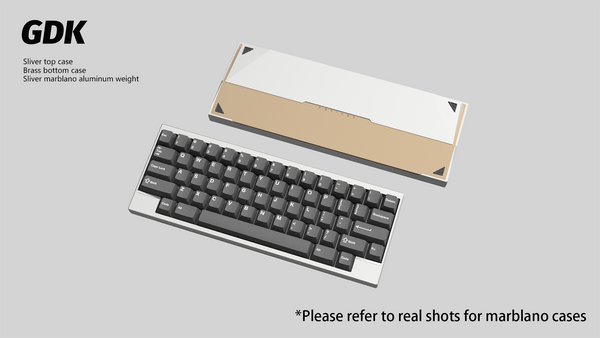 【GB】DK1-60% Keyboard Silver