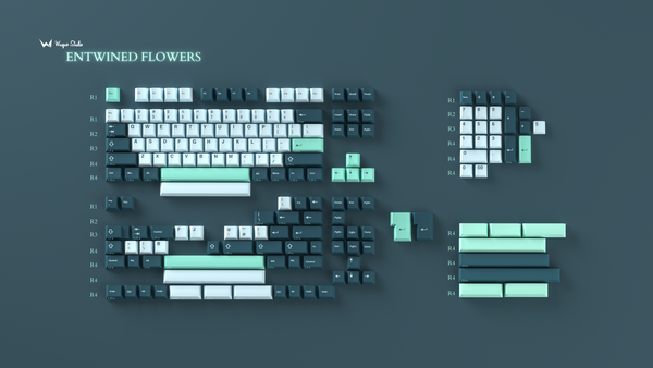 WS Entwined Flowers Keycap Set