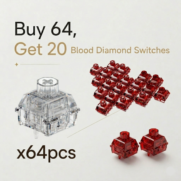 WS Diamond HE Switches- WS Flux Series (BaBao Series)