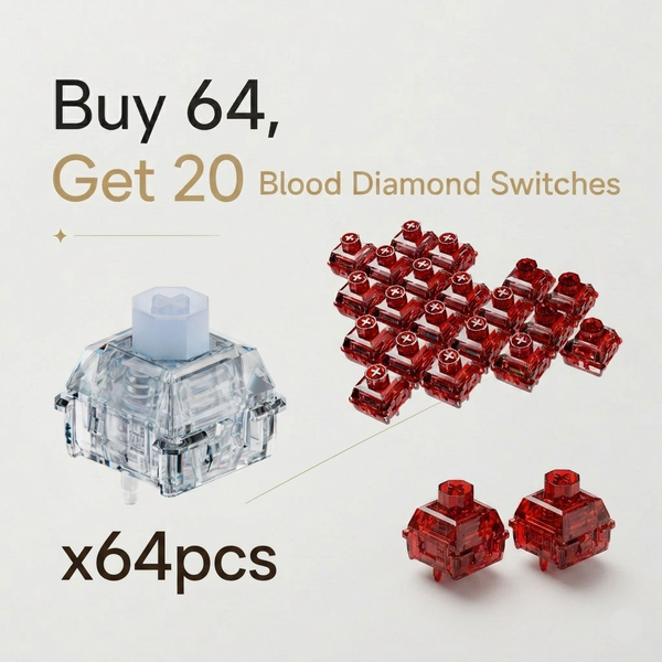 WS Diamond HE Switches- WS Flux Series (BaBao Series)