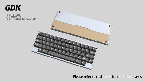 【GB】DK1-60% Keyboard Ice Blue