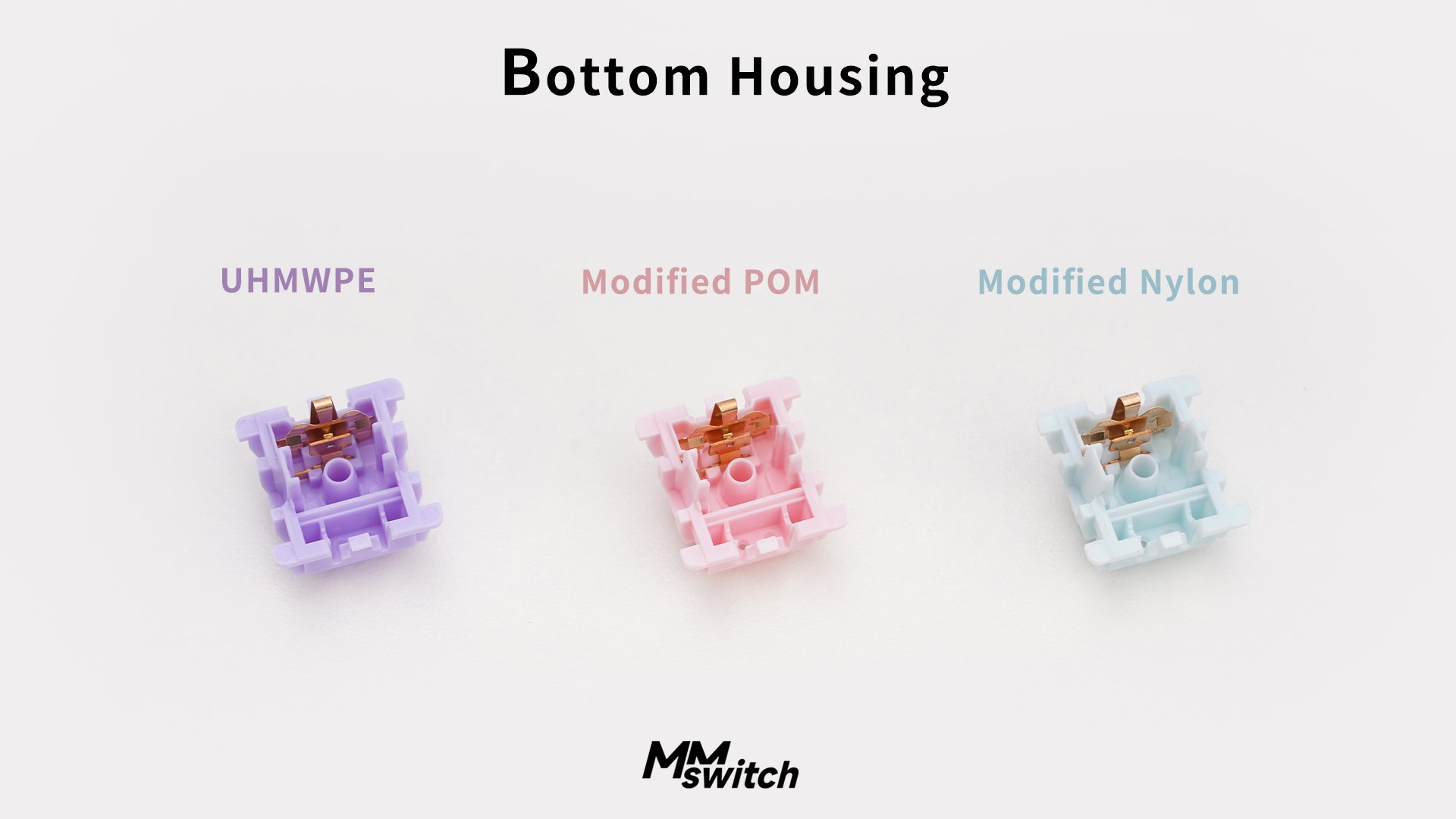 MMswitch - Pastel Bottom Housings