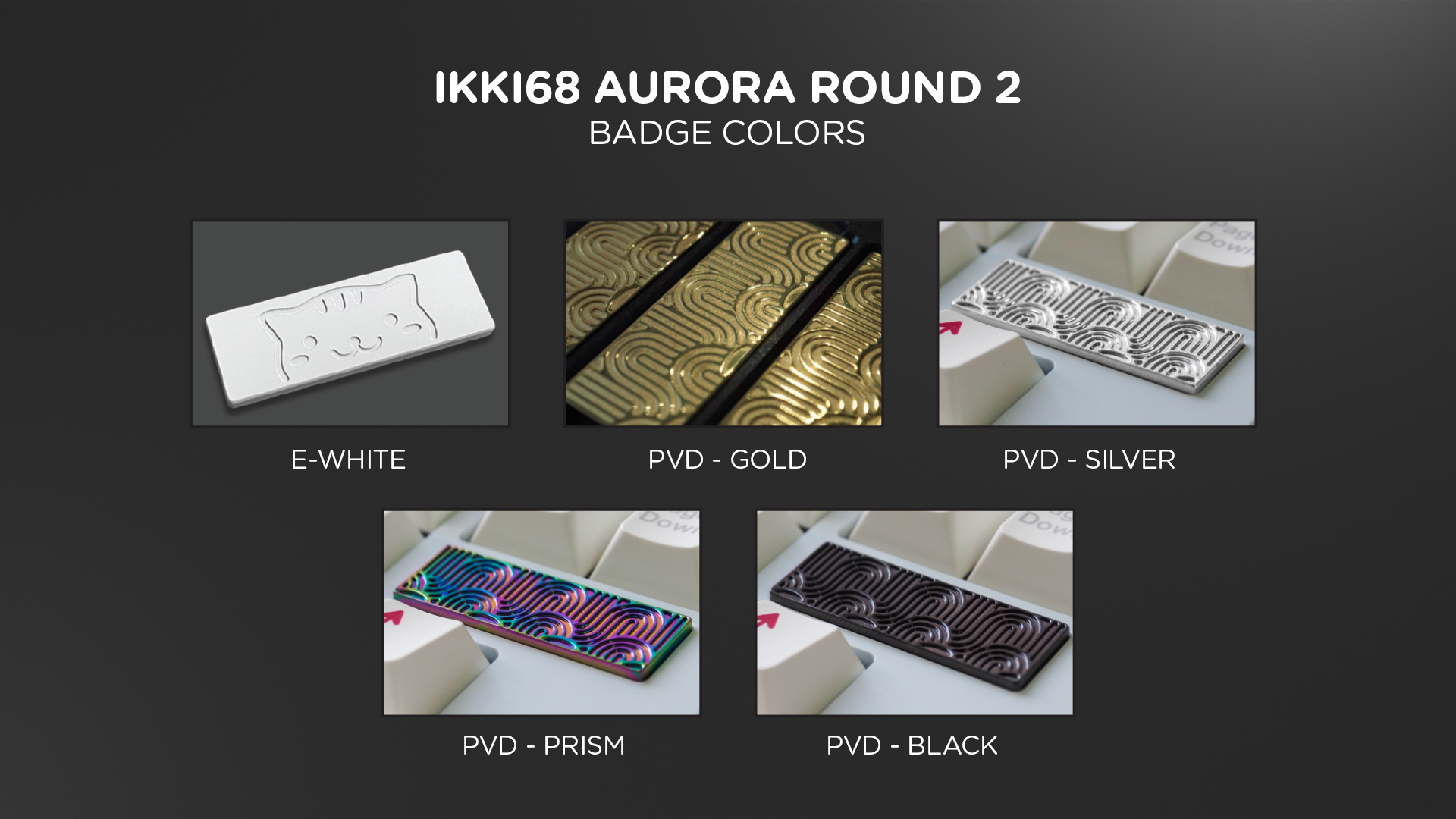 [GB] Ikki68 Aurora R2 Bespoke Badges(No.363-380)