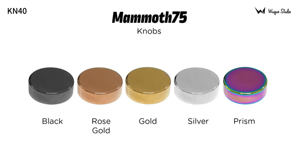 [GB]Mammoth75/20 Community PVD Knobs