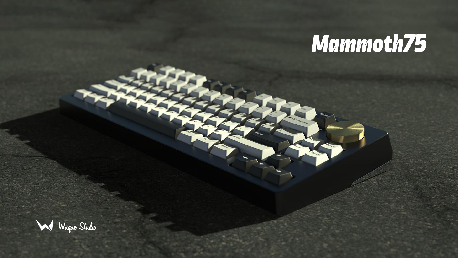Mammoth75 with Aluminum PVD 自作キーボード - PC周辺機器
