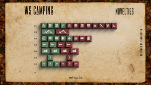 [GB] WS Camping All-sided Dye-sub PBT Keycap
