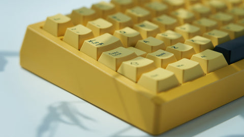 [In stock] WS Basic Yellow Keycaps
